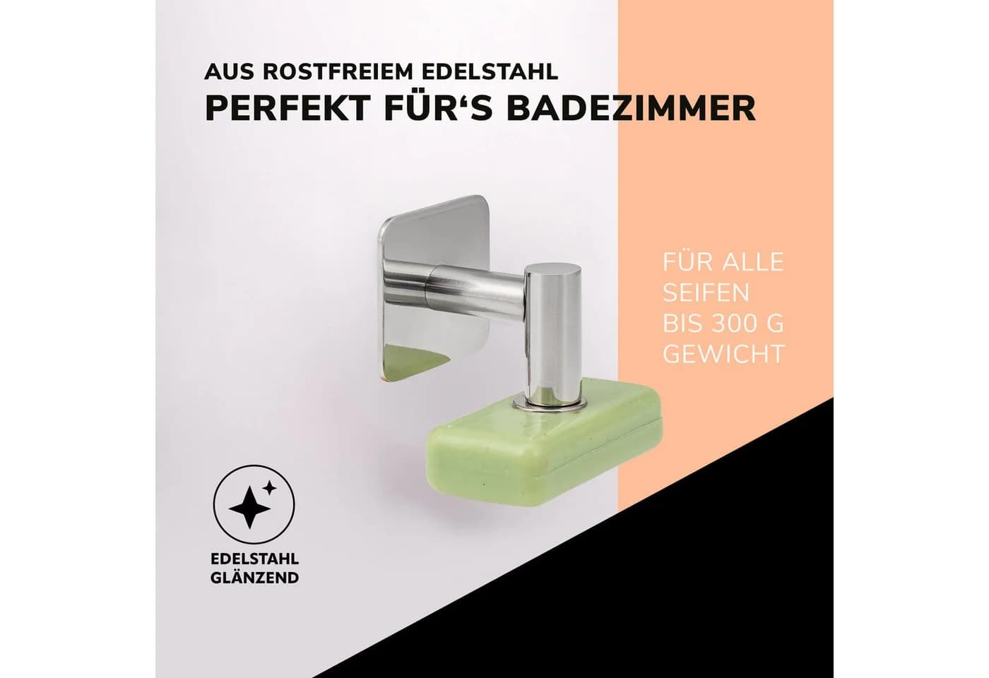 bremermann Seifenhalter 2er-Set Magnet Hochglänzend - Bild 5