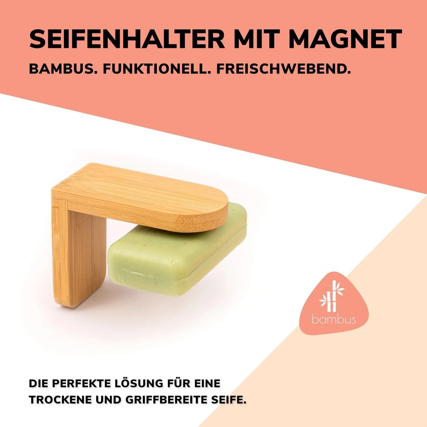 bremermann Seifenhalter aus Bambus mit Magnet - Bild 3