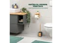 eluno Toilettenpapierhalter mit Ablage aus Bambus Bild 1