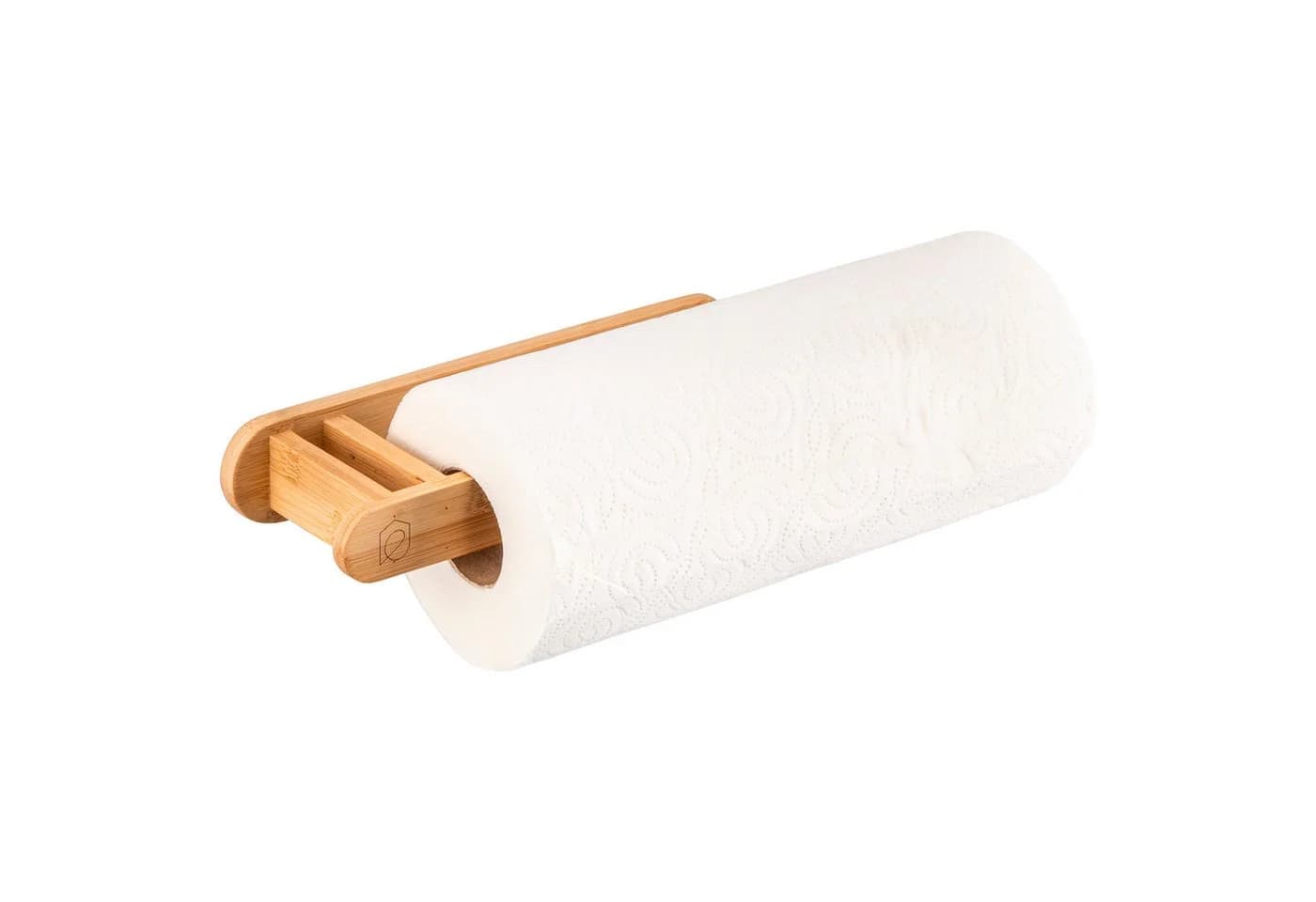 eluno Wandrollenhalter Bambus Natur Kleben Bohren - Bild 2