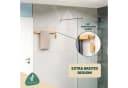 eluno Handtuchhalter Bambus mit extra Haken Bild 3