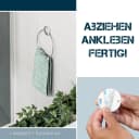 bremermann Handtuchring Badserie Moon-Loc Handtuchring Silber Bild 3