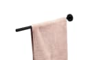 bremermann Teleskop-Handtuchhalter Bad-Serie PIAZZA BLACK aus Edelstahl matt schwarz Bild 2