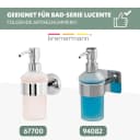 bremermann Ersatz-Pumpkopf Bad-Serie LUCENTE 2-tlg. Silber Bild 3