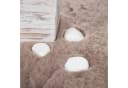 TT Home Hochflor Teppich Beige Kunstfell Flauschig 26mm Florhöhe Bild 1