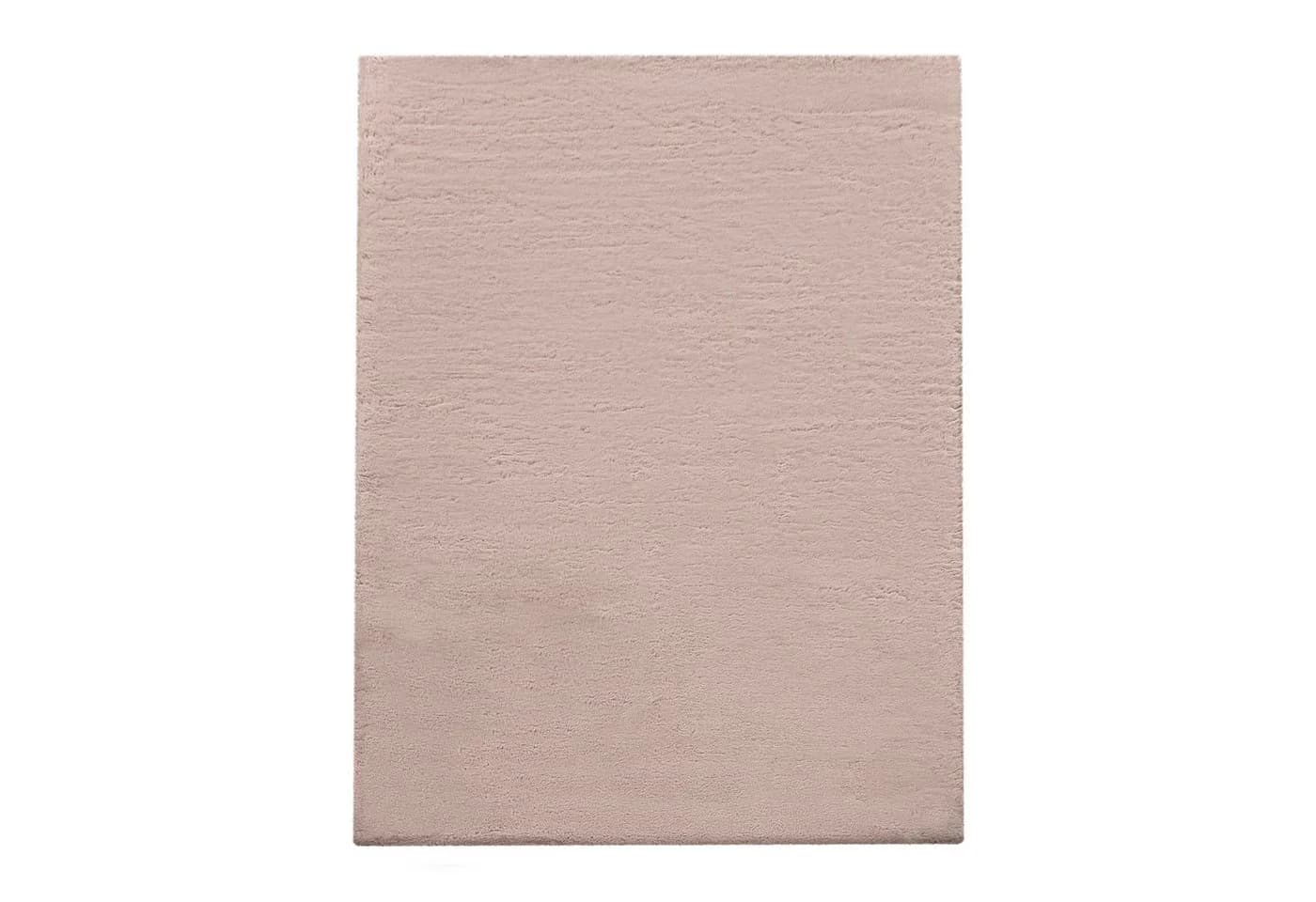 TT Home Hochflor Teppich Beige Kunstfell Flauschig 26mm Florhöhe - Bild 2