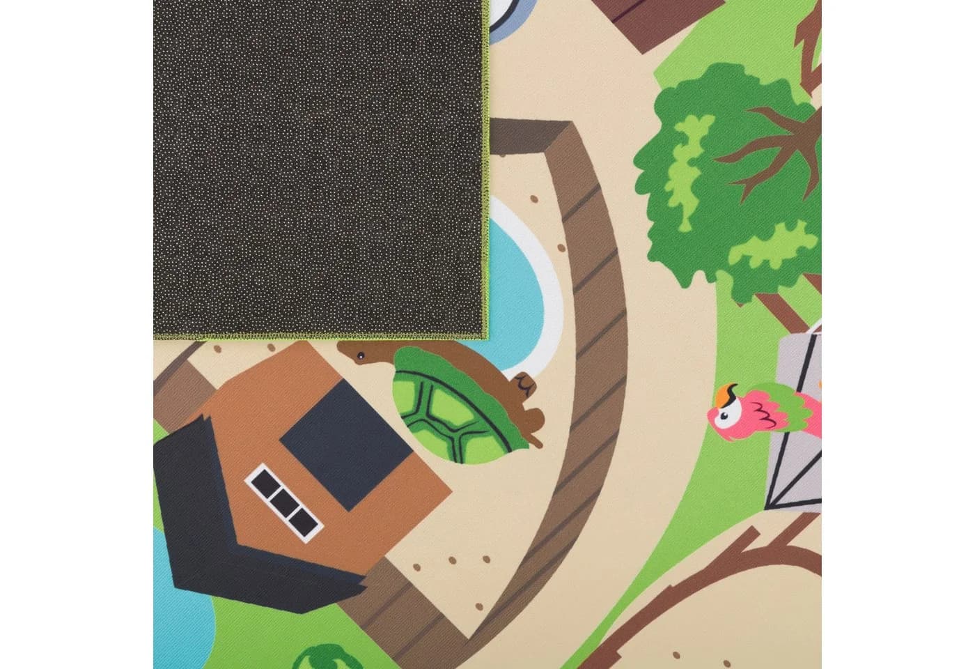 TT Home Kinderzimmer-Teppich Beige Großstadt-Motiv Polyamid - Bild 3