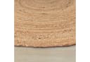 TT Home Jute Teppich Rund Unifarben Natur Kurzflor Bild 3