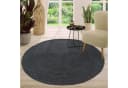 TT Home Rundteppich Jute Anthrazit Handgefertigt Kurzflor Bild 2