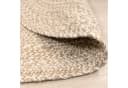 TT Home Teppich Rund Jute Beige Kurzflor Cut-Out Bild 1
