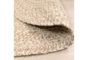 TT Home Teppich Rund Jute Beige Kurzflor Cut-Out Bild 4