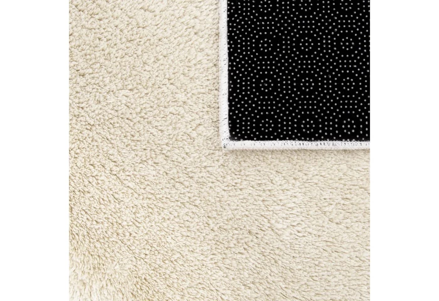 TT Home Teppich Kurzflor Creme Modernes Design Waschbar - Bild 4