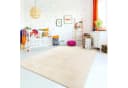 TT Home Teppich Kurzflor Creme Modernes Design Waschbar Bild 5
