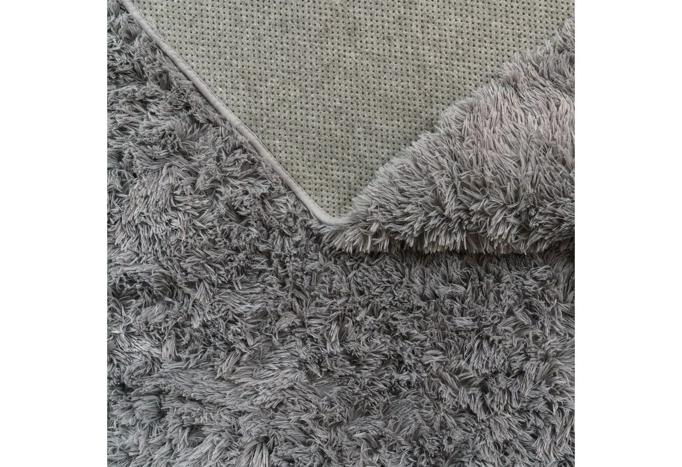 TT Home Teppich Rechteckig Hochflor Langflor Weich Soft Modernes Einfarbiges D - Bild 4