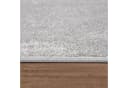 TT Home Teppich Rechteckig Silber Kurzflor Unifarben Modern Bild 4