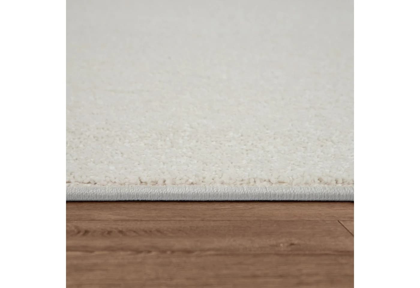 TT Home Teppich Diele Rechteckig Kurzflor Creme Polypropylen - Bild 3