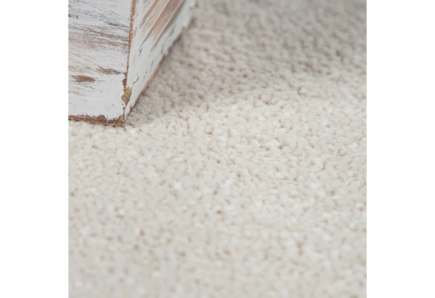 TT Home Teppich Diele Rechteckig Kurzflor Creme Polypropylen - Bild 5