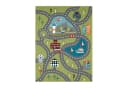 TT Home Kinderzimmer-Teppich Grün Großstadt-Motiv Polyamid Kurzflor Bild 5