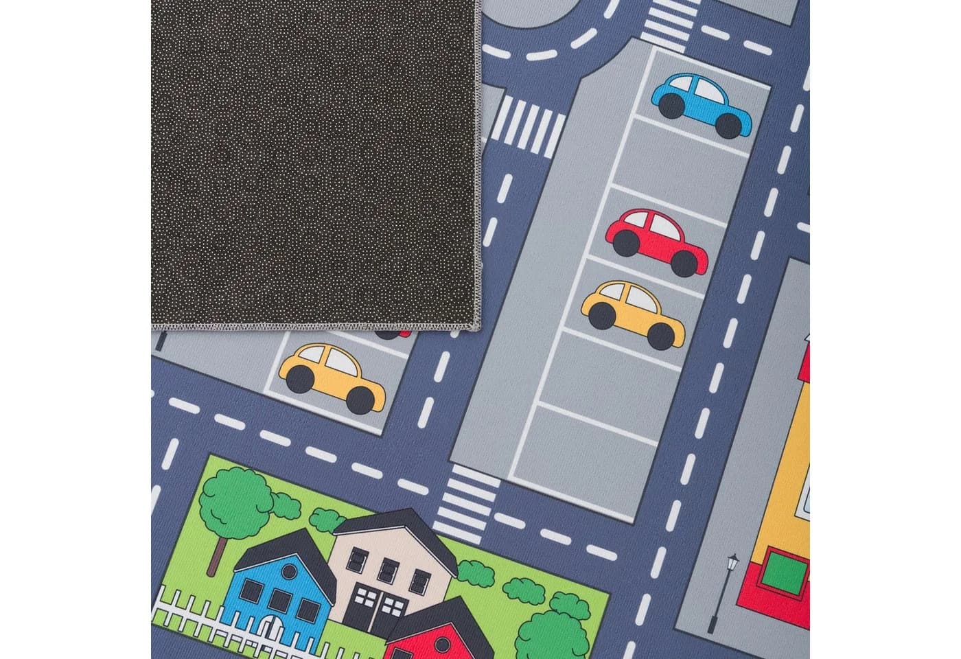 TT Home Kinderzimmer-Teppich Grau Polyamid Kurzflor - Bild 5
