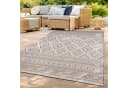 TT Home Teppich Läufer Beige-Braun Geometrisch In- & Outdoor Bild 2