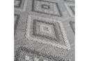 TT Home Teppich Grau Flachgewebe Geometrisch In- & Outdoor Bild 4