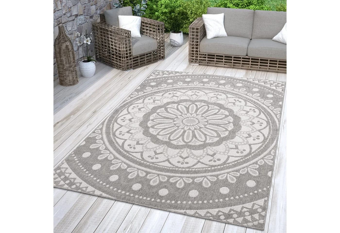 TT Home Outdoor Teppich Rechteckig 4 mm Höhe