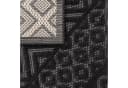 TT Home Teppich Rund Anthrazit 3D Boho In- & Outdoor Bild 3