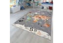 TT Home Kinderzimmer-Teppich Grau Großstadt-Motiv Rutschfest Bild 2