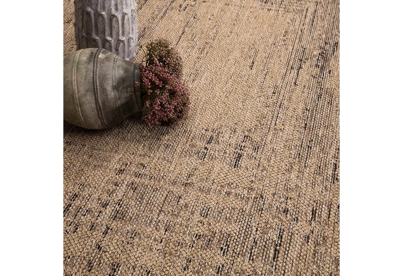 TT Home Teppich Diele Flur Küche Außenbereich Rechteckig 4 mm Waschbarer In-& Outdoorteppich Wetterfest Terrasse Uni Moderner Boho A - Bild 3
