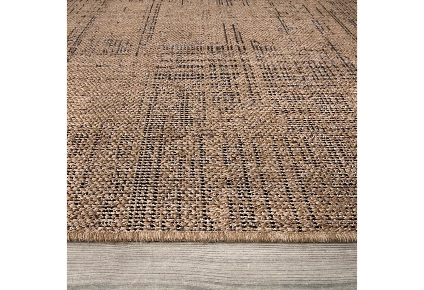 TT Home Teppich Rechteckig Beige Polypropylen Outdoor - Bild 5