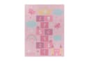 TT Home Kinderzimmer-Teppich Rosa Kurzflor Großstadt-Motiv Bild 3