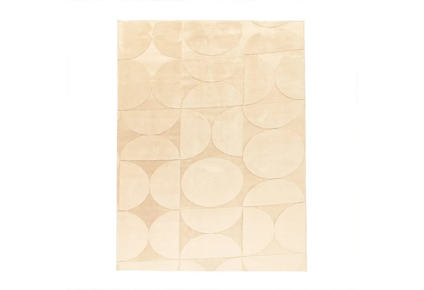 TT Home Teppich Diele Kurzflor Beige Geometrisch Skandi Boho - Bild 1