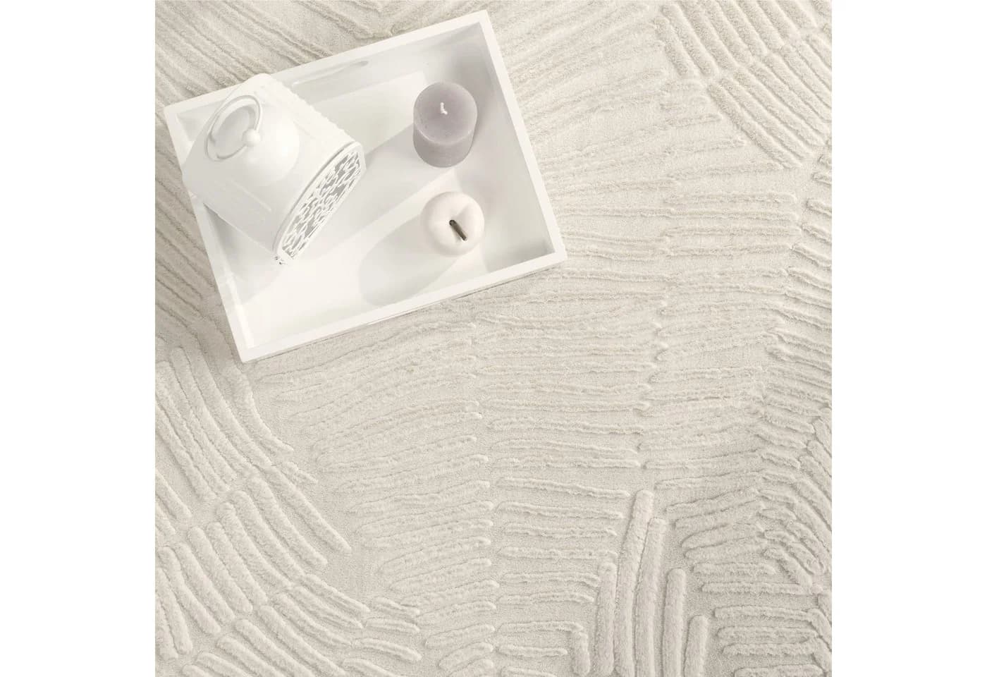 TT Home Kurzflor Teppich Geometrisch Skandi Boho Grau Beige - Bild 3