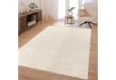 TT Home Teppich Esszimmer Schlafzimmer Wohnzimmer Hochflor Weich Waschbar Uni 3D-Optik Bild 2