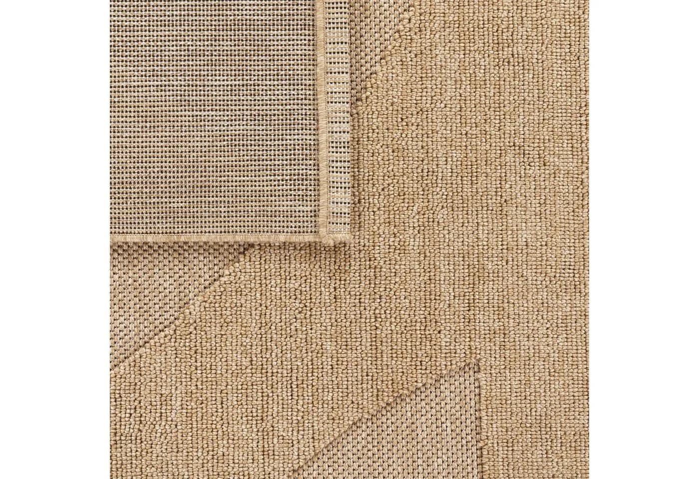 TT Home Teppich Geometrisch Beige Polypropylen - Bild 5