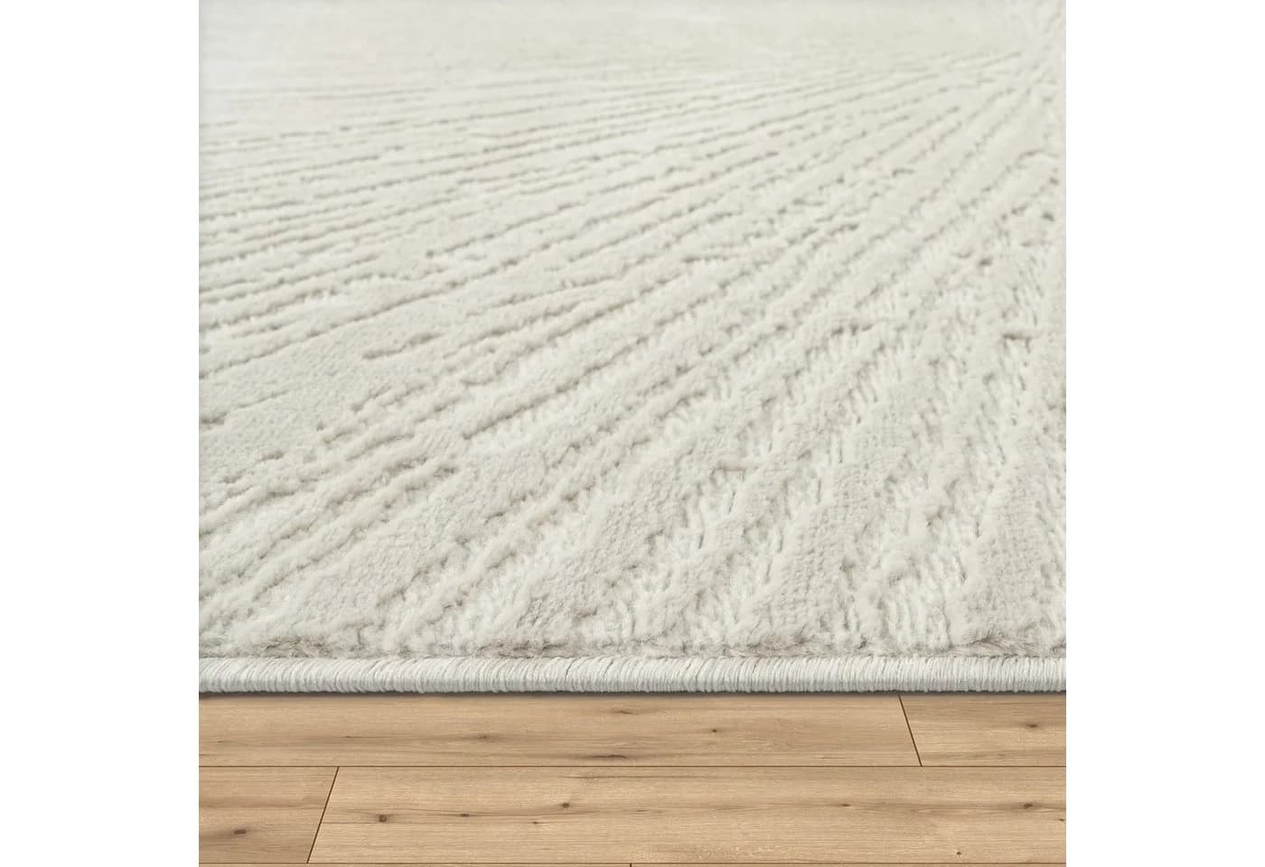 TT Home Teppich Kurzflor Beige Skandinavisch - Bild 1