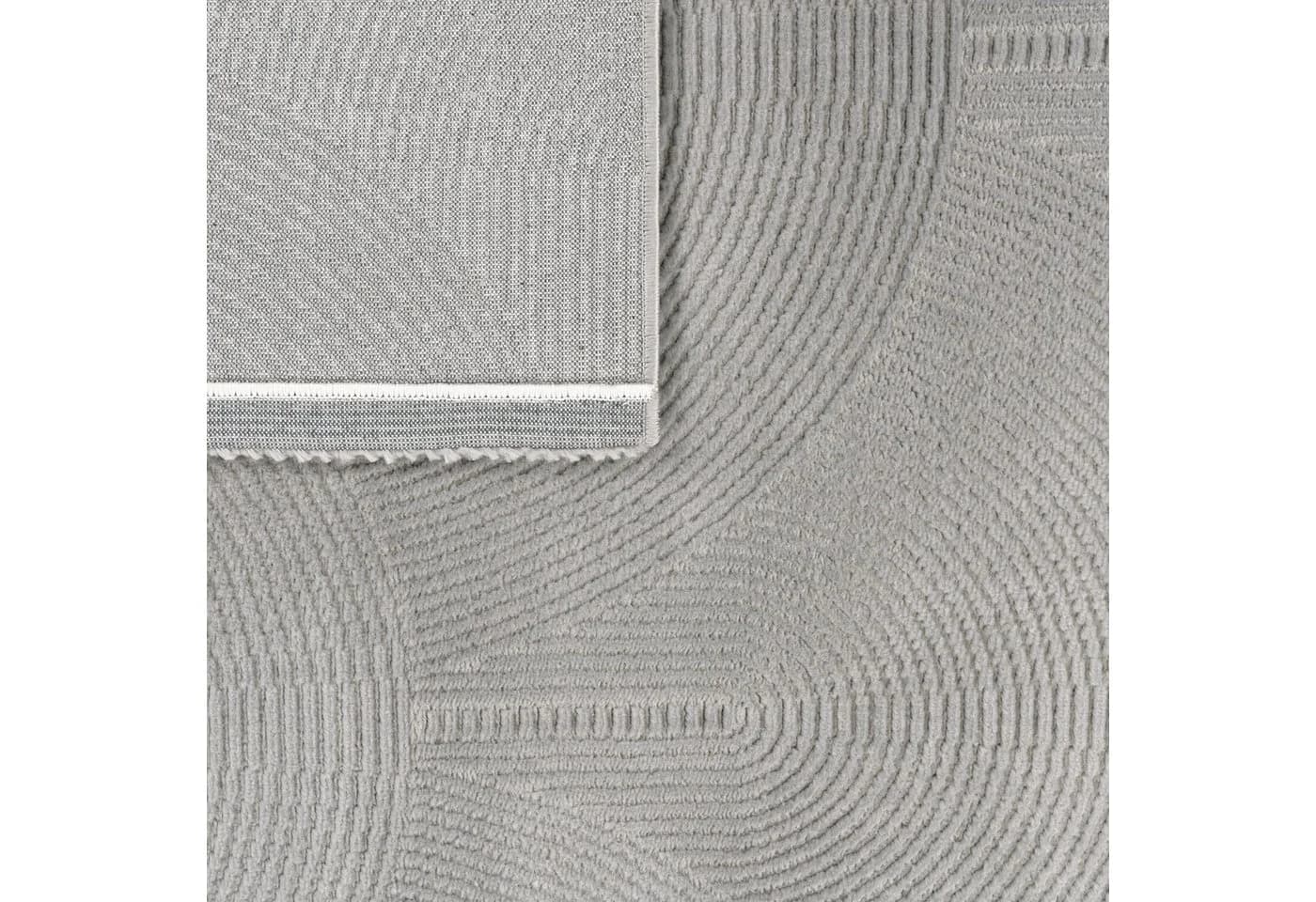 TT Home Teppich Kurzflor Anthrazit Skandinavisch Unifarben - Bild 4