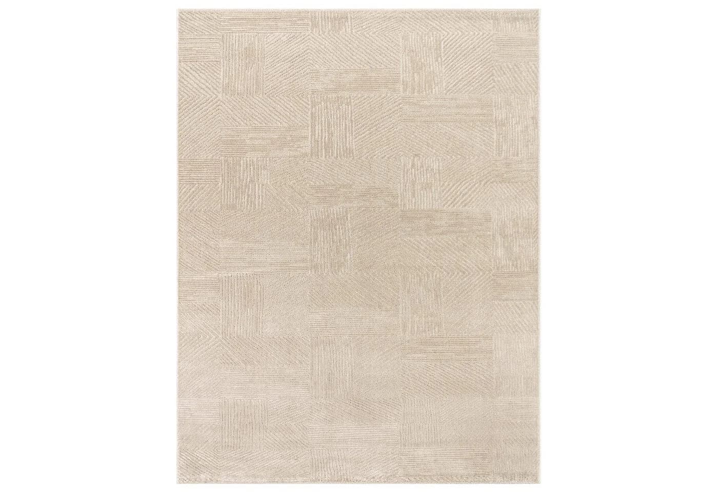 TT Home Teppich Kurzflor Beige Skandinavisch Unifarben - Bild 3