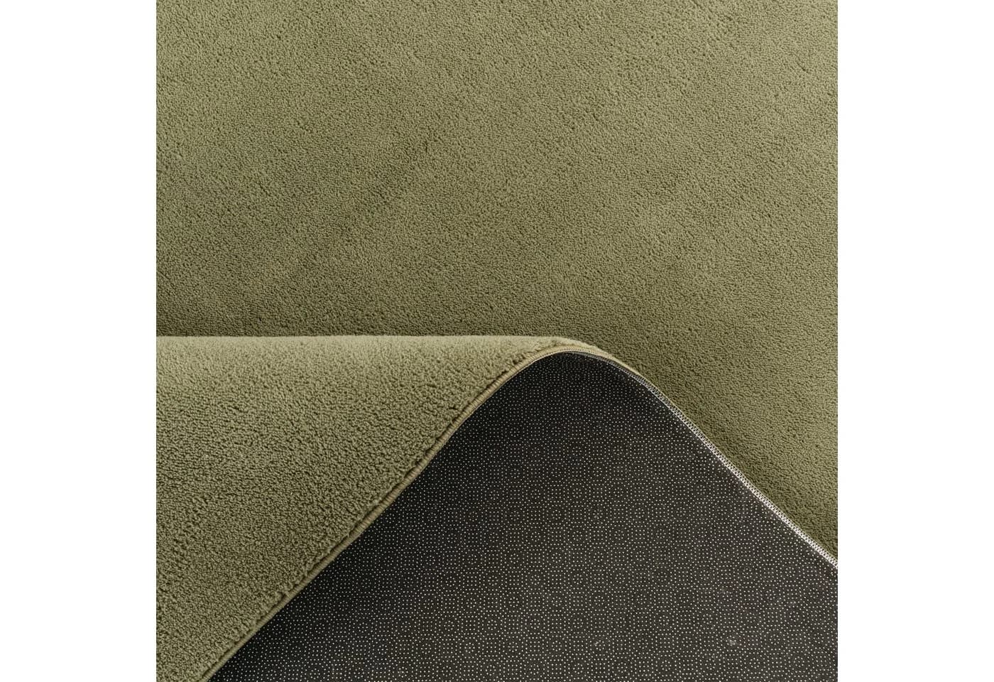 TT Home Teppich Hochflor 14mm Grün Waschbar - Bild 5