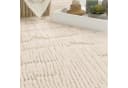 TT Home Teppich Hochflor Beige/Creme Waschbar Bild 5