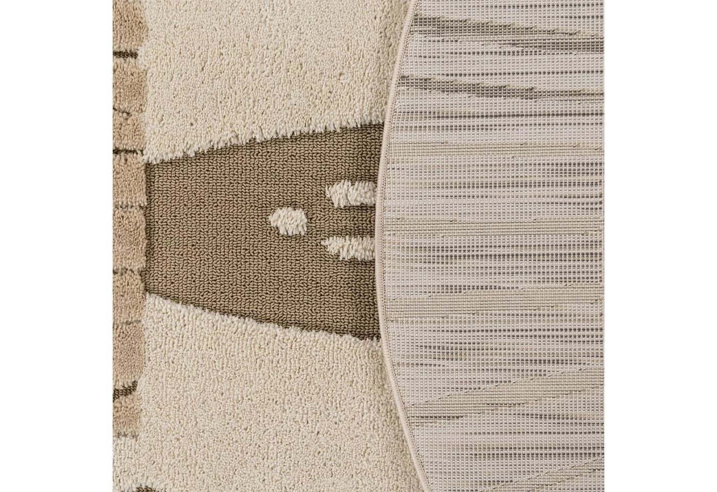 TT Home Kinderteppich 120/160 cm Creme Löwenmuster