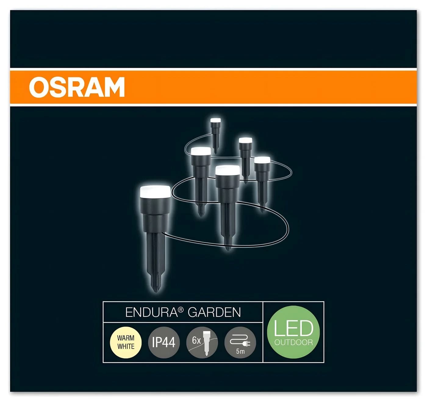 Osram LED Gartenstrahler warmweiß 3000K - Bild 3