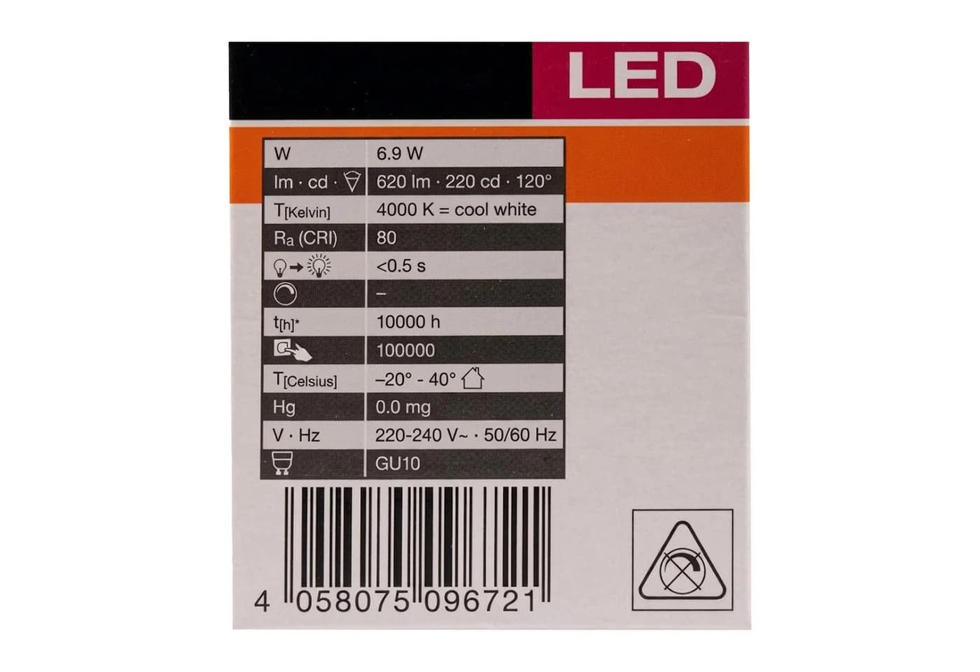 Osram LED VALUE PAR16 Neutralweiß GU10 6,9W (10er-Pack) - Bild 3