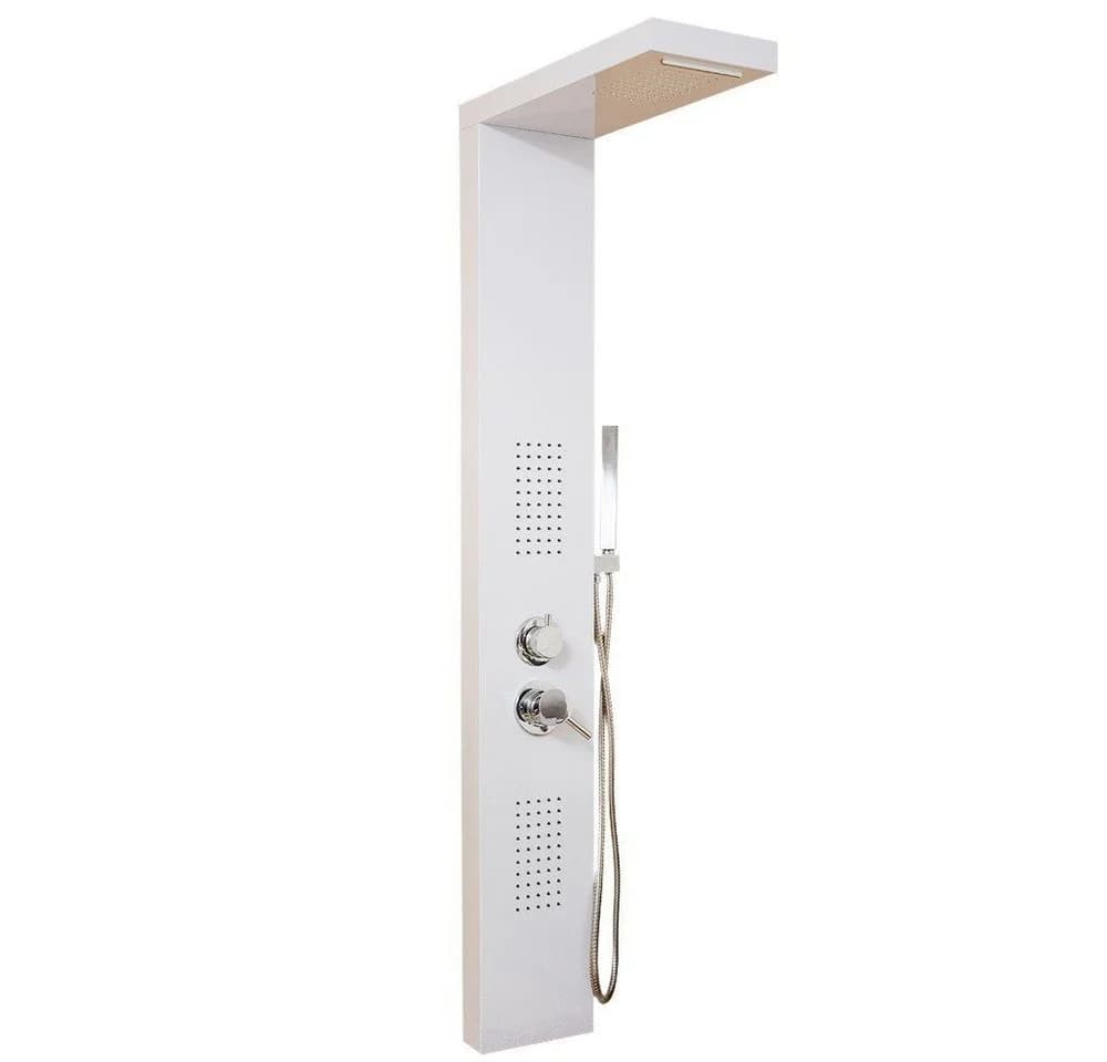 HOME DELUXE Duschpaneel CASCATA Weiß mit Tropenbrause und Thermostat - Bild 3