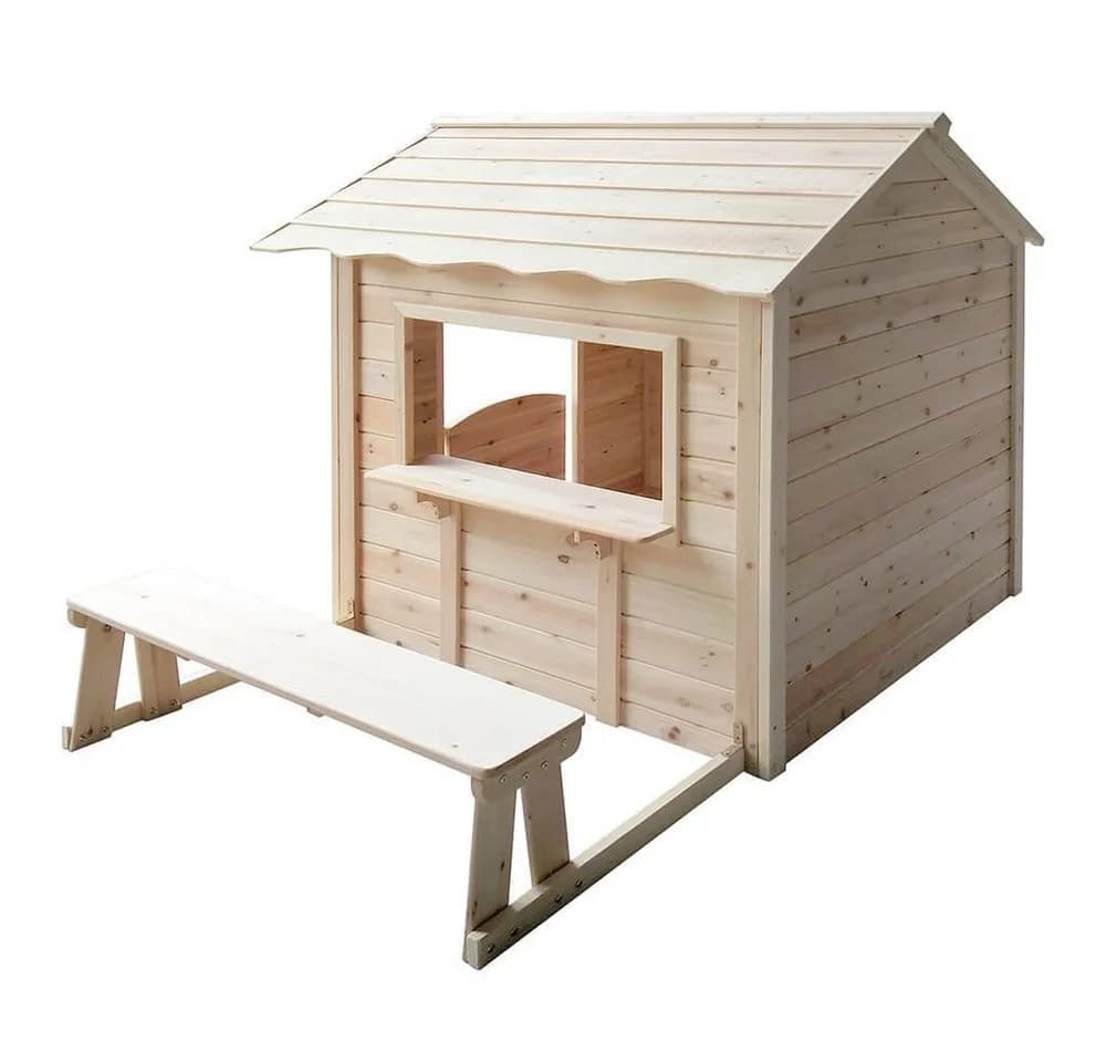 Home Deluxe Spielhaus Der große Palast natur mit Bank - Bild 5