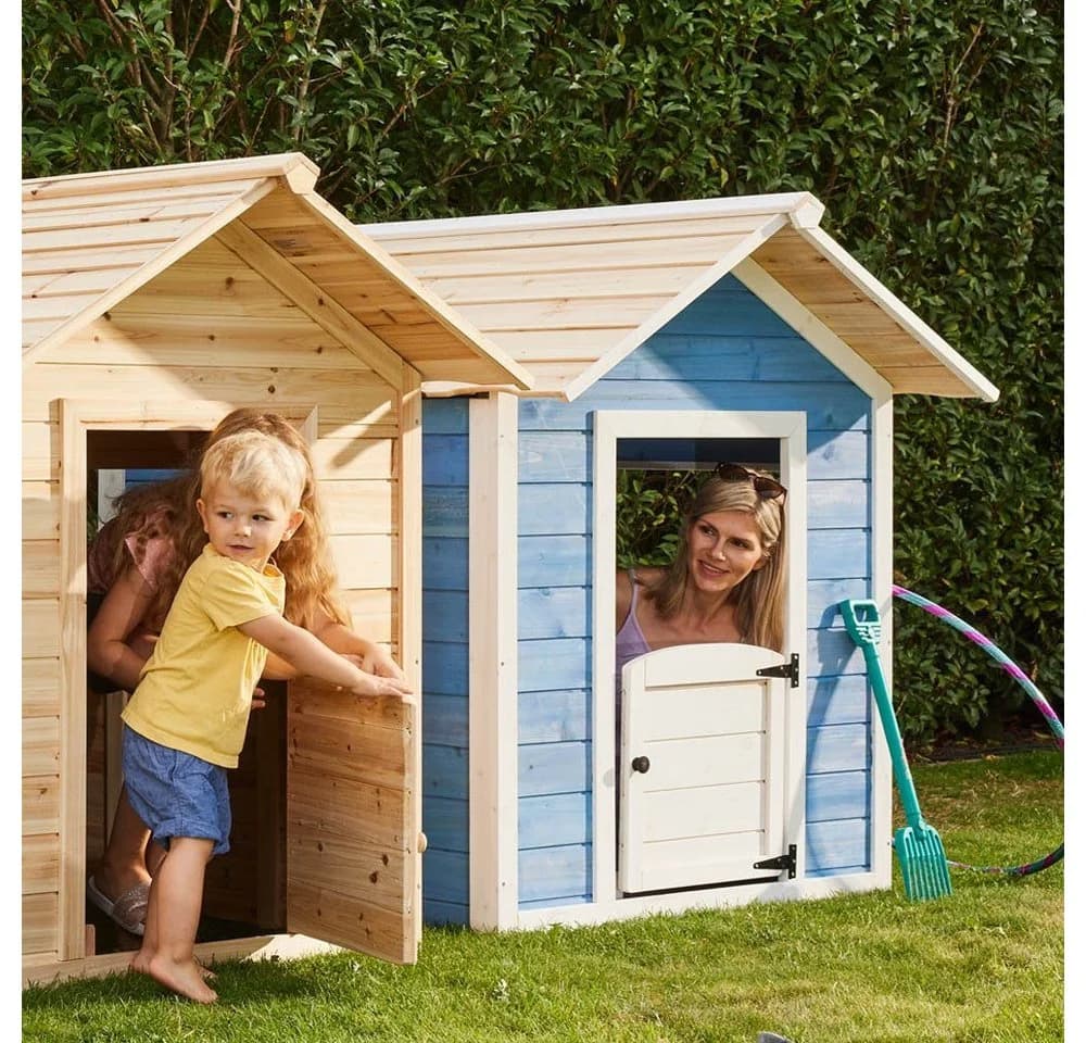 HOME DELUXE Spielhaus DER GROßE PALAST, Kinderspielhaus Gartenspielhaus Blau - Bild 4
