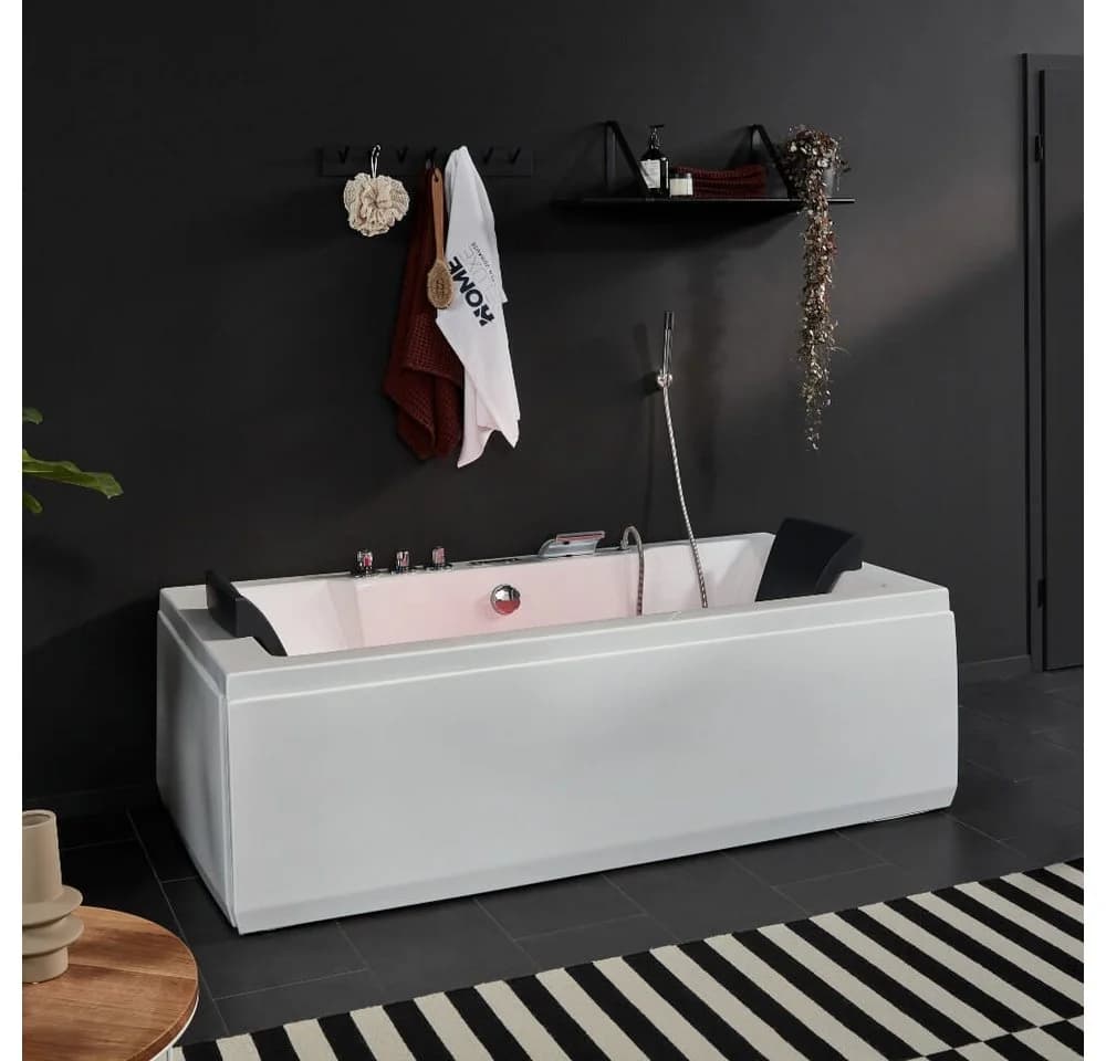 HOME DELUXE Whirlpool-Badewanne LAGUNA PURE 180x90cm - Bild 3