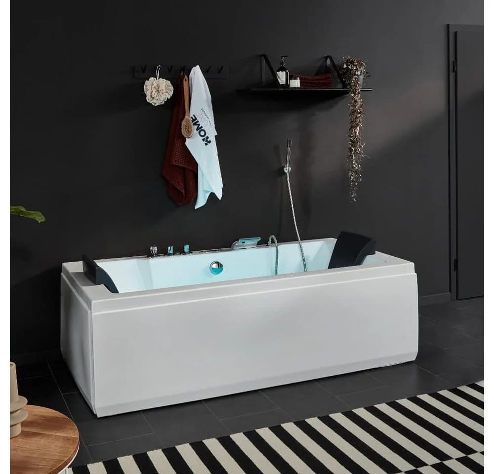 HOME DELUXE Whirlpool-Badewanne LAGUNA PURE 180x90cm - Bild 4