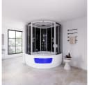 HOME DELUXE Dampfdusche EXCLUSIO Schwarz Dampfsauna Whirlpool Bild 2