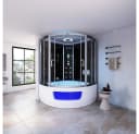 HOME DELUXE Dampfdusche EXCLUSIO Schwarz Dampfsauna Whirlpool Bild 3